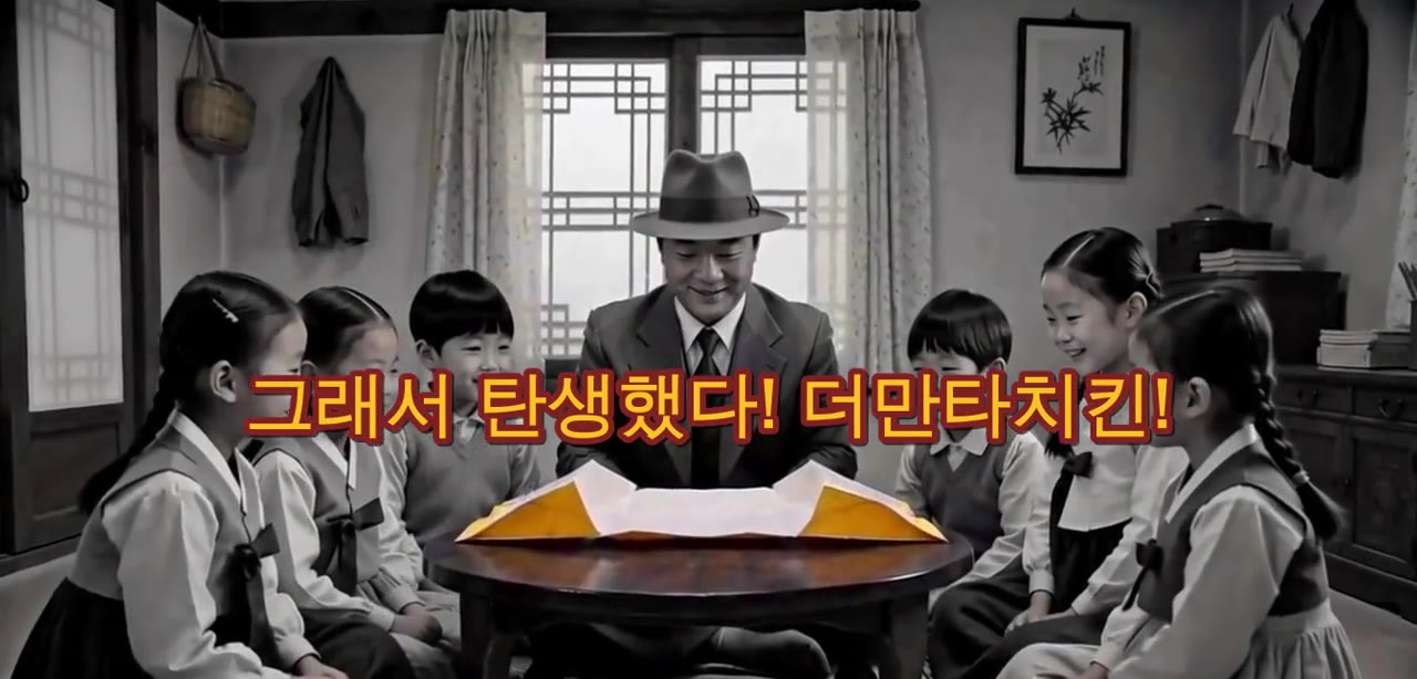 그래서 탄생했다. 더만타치킨.